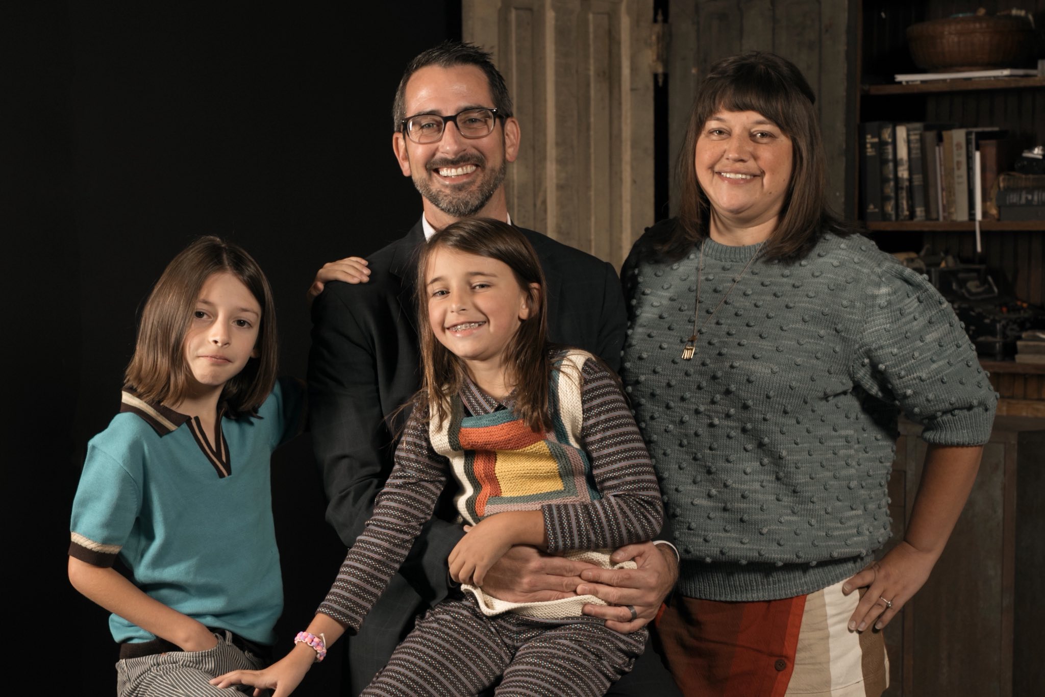 Tom, Sarah and kids
